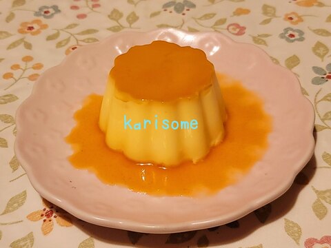 簡単♪♪蒸し焼きプリン